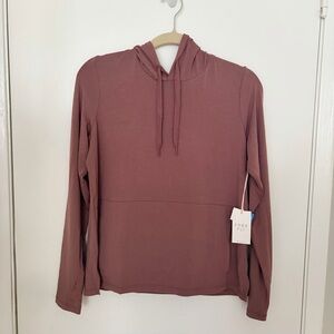 NWT- Free Fly Women's UPF 50 Bamboo Hoodie - Mauve Small